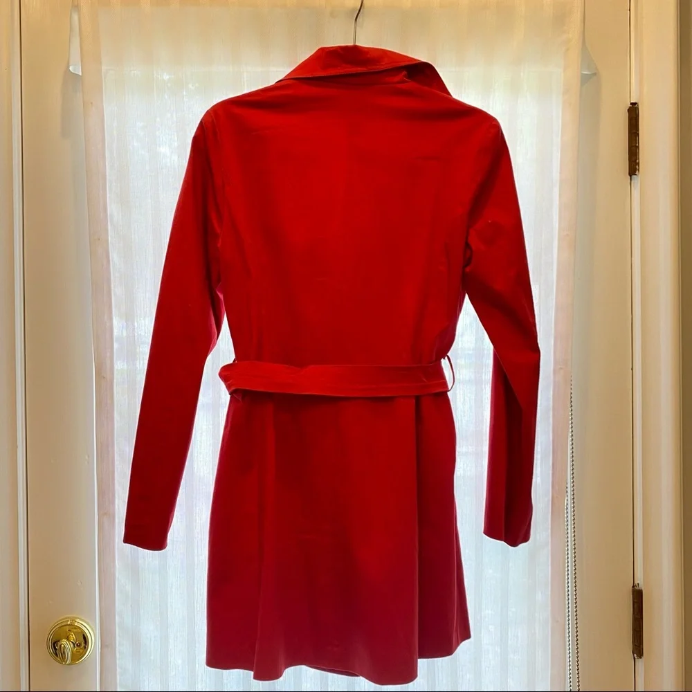 Max Mara Red Trench Coat size small - Picture 12 of 12